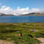 Deosai Lake or Sheosar Lake is located near the Chilim Valley on the Deosai Plains Gilgit-Baltistan Pakistan